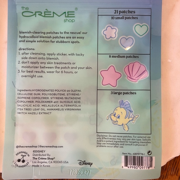 The Crème Shop Ariel Hydrocolloid Blemish Patches set of 3- 63 total patches - Picture 3 of 3